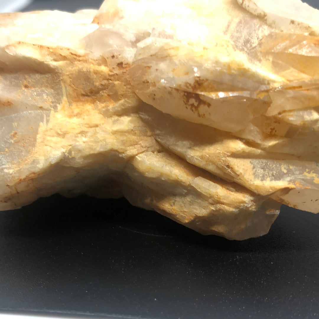 Raw Pineapple quartz point medium