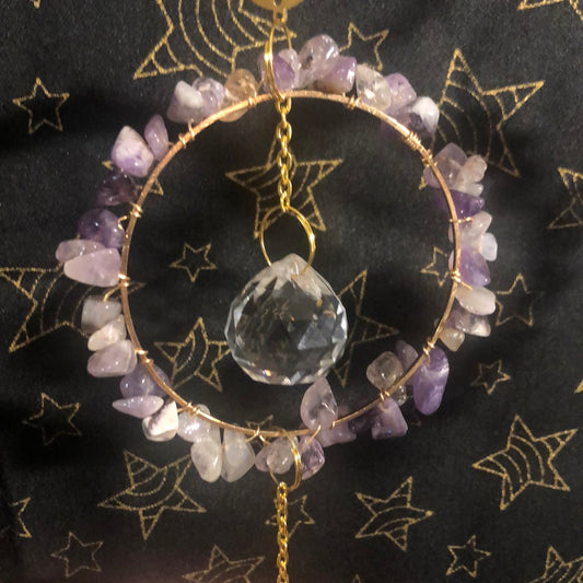 Amethyst light catcher