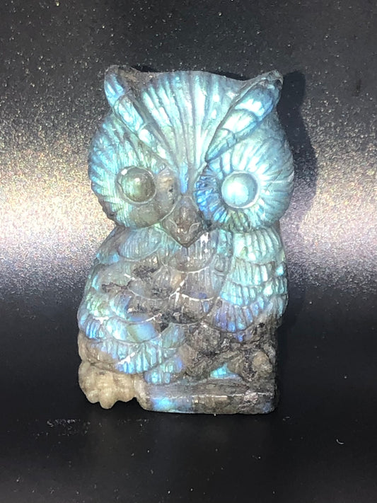 Labradorite Owl