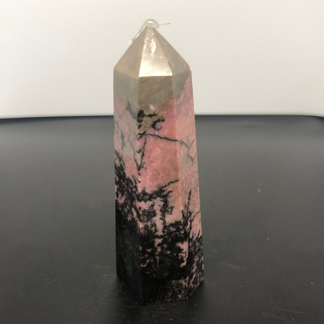 Rhodonite tower small