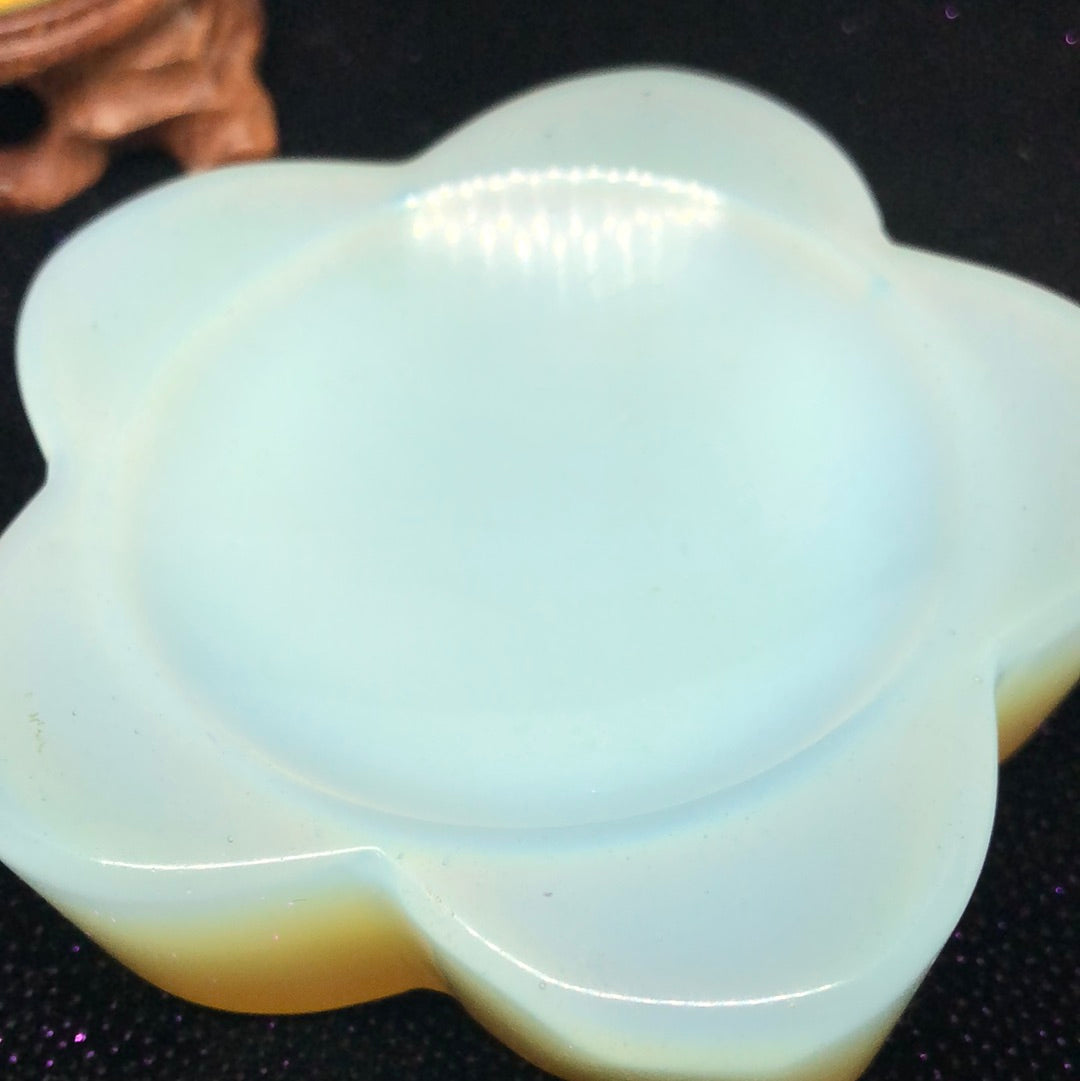 Opalite flower bowl