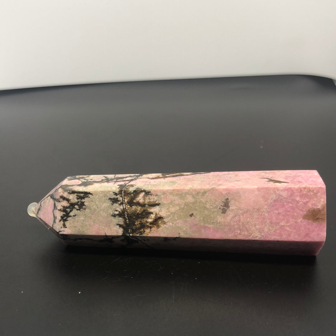 Rhodonite tower large