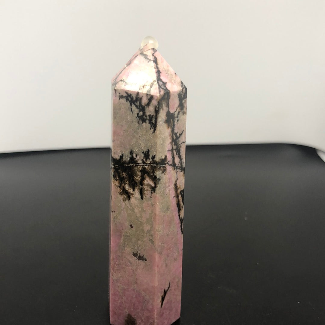 Rhodonite tower large