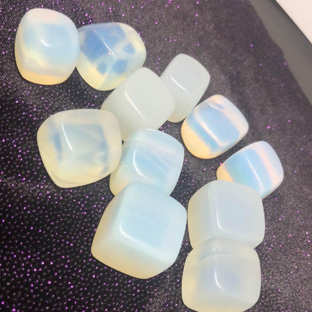 Opalite tumble stone each