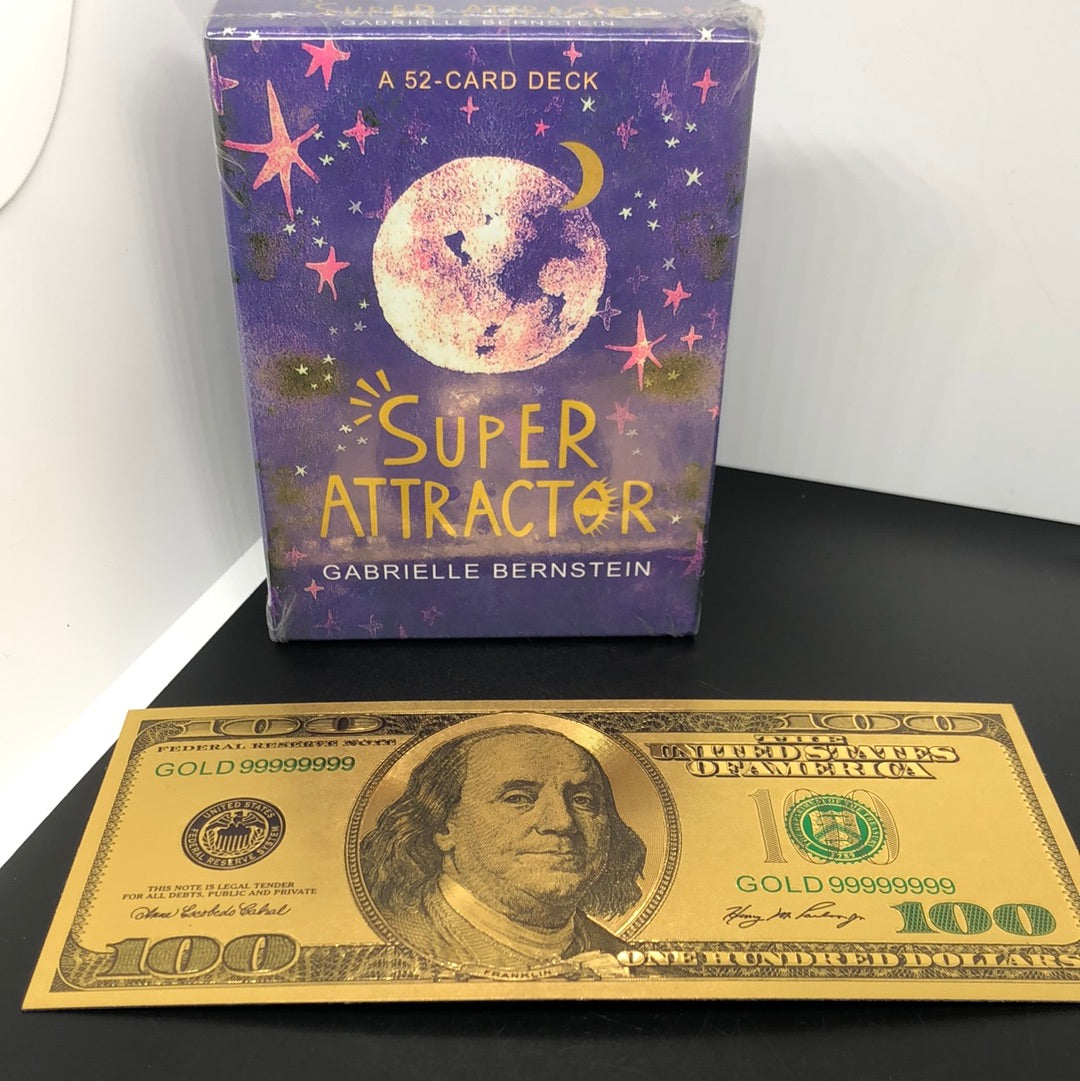 Super Attractor with Gold foil $ bill