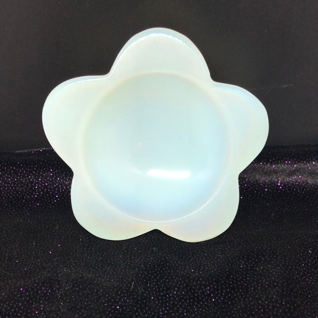 Opalite flower bowl