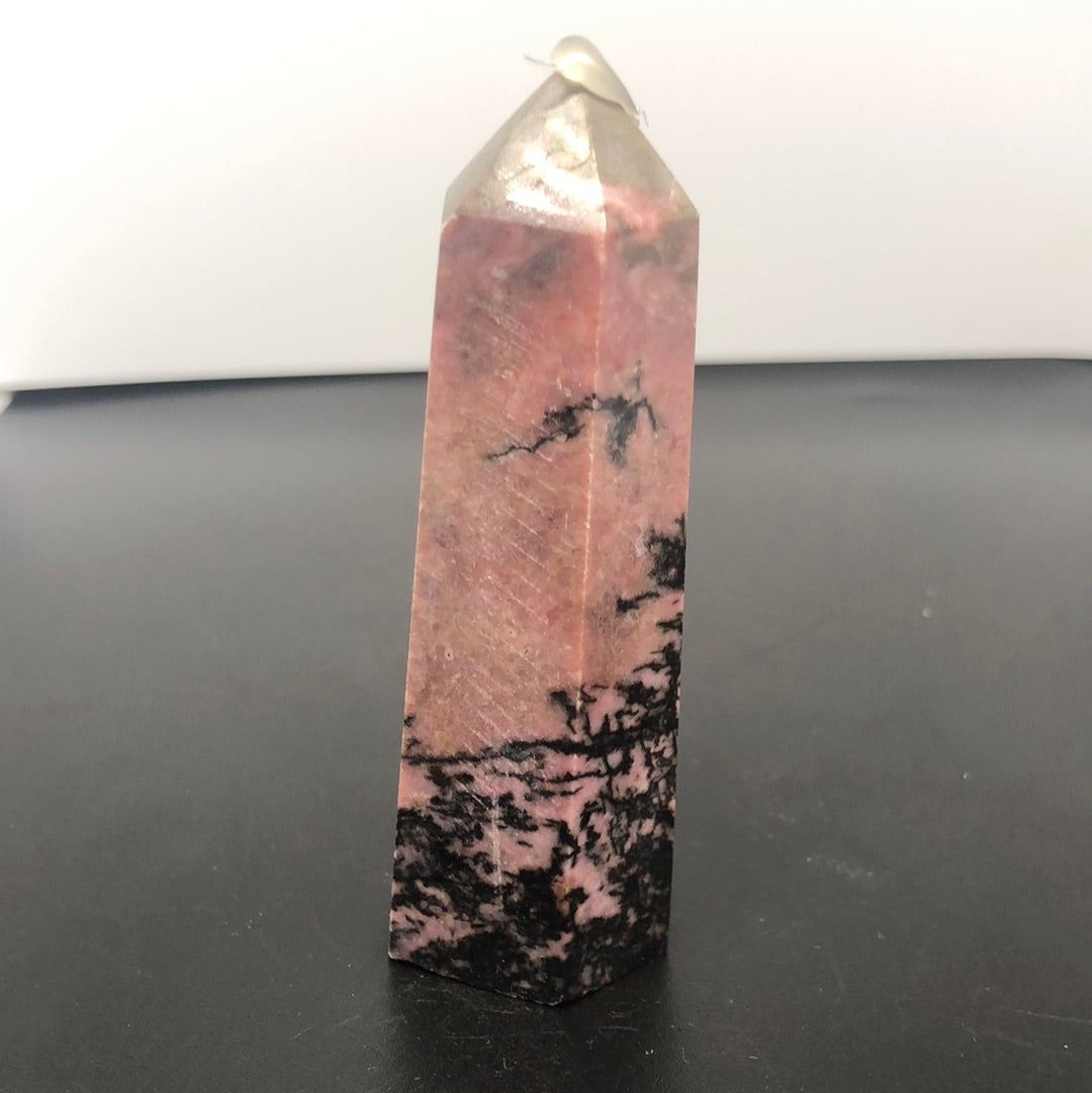 Rhodonite tower small
