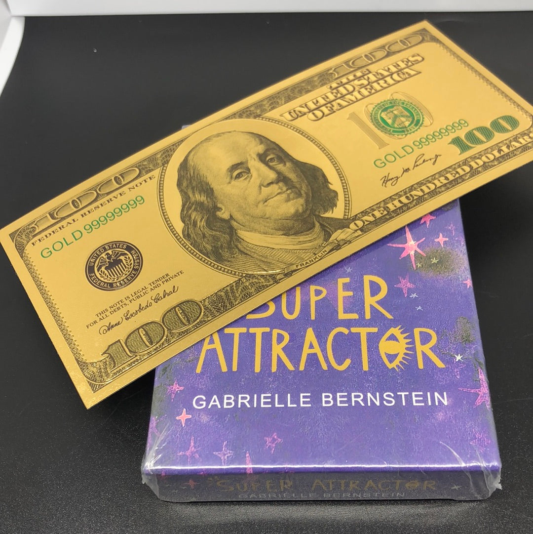 Super Attractor with Gold foil $ bill