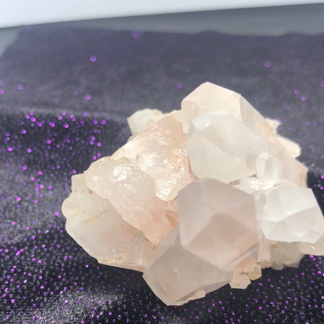 Raw clear quartz cluster
