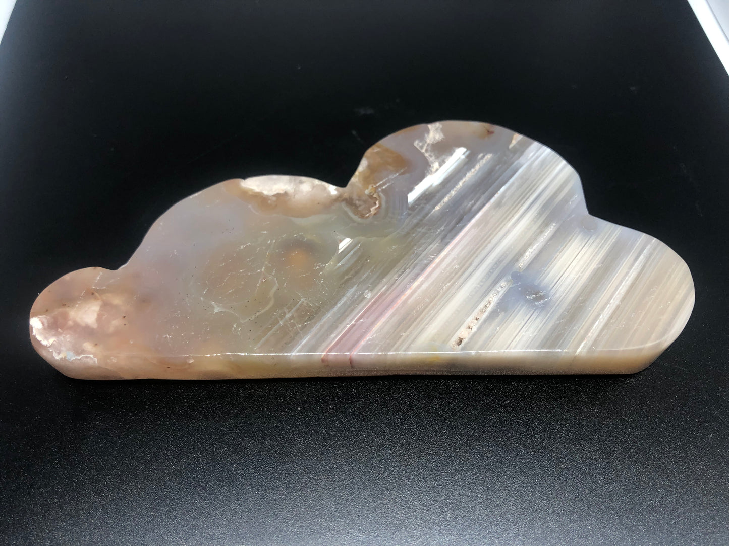 Cloud flower agate